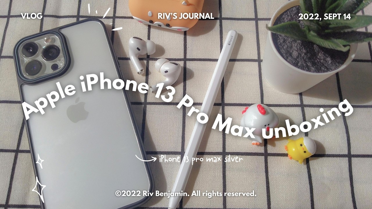 Unboxing a (Pre-Owned) iPhone 13 Pro Max | Aesthetic Unboxing 📦✨