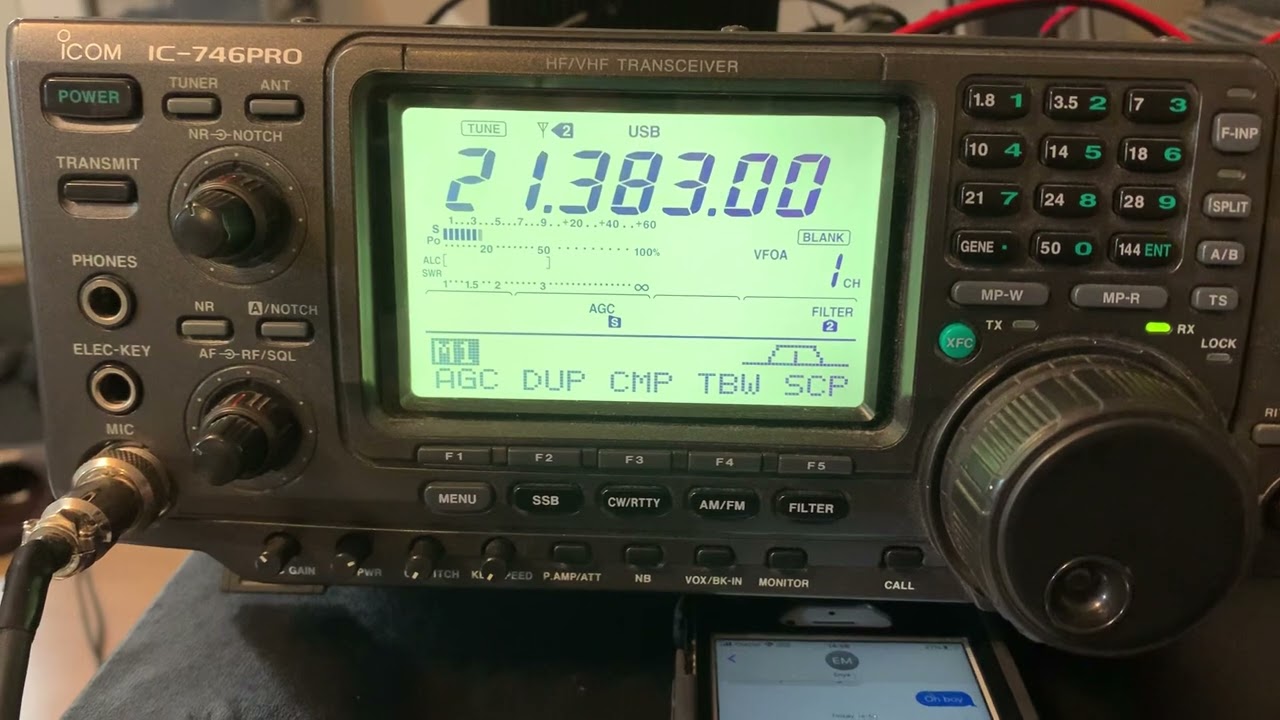 The IC-746 PRO still sounds fantastic