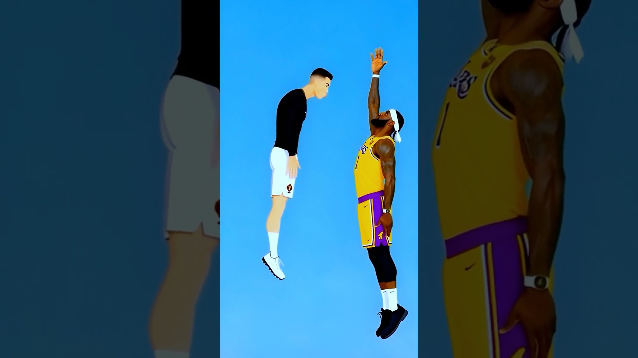 What If Cristiano Ronaldo And LeBron James Jumped At The Same Time?