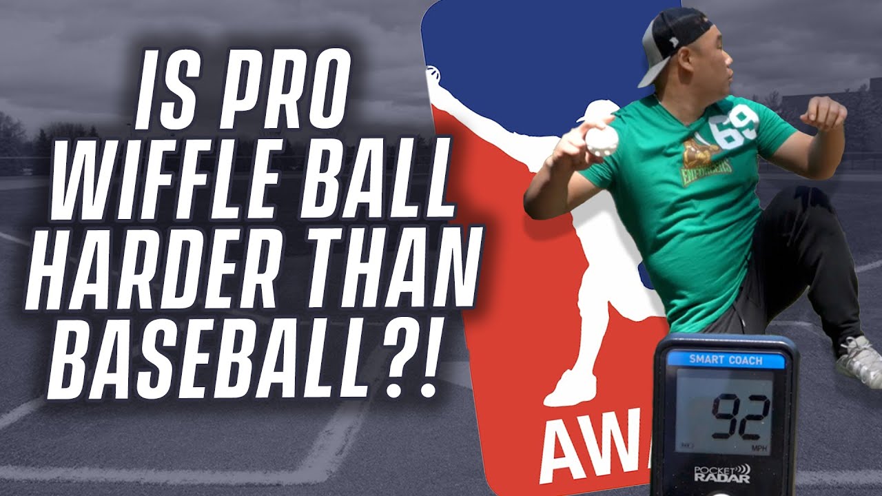 IS PRO WIFFLE BALL HARDER THAN BASEBALL?! | @KingofJUCO X @awawiffle