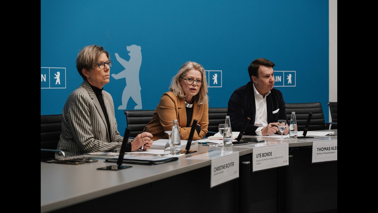 Senatspressekonferenz am 11.02.2025 mit Verkehrssenatorin Ute Bonde