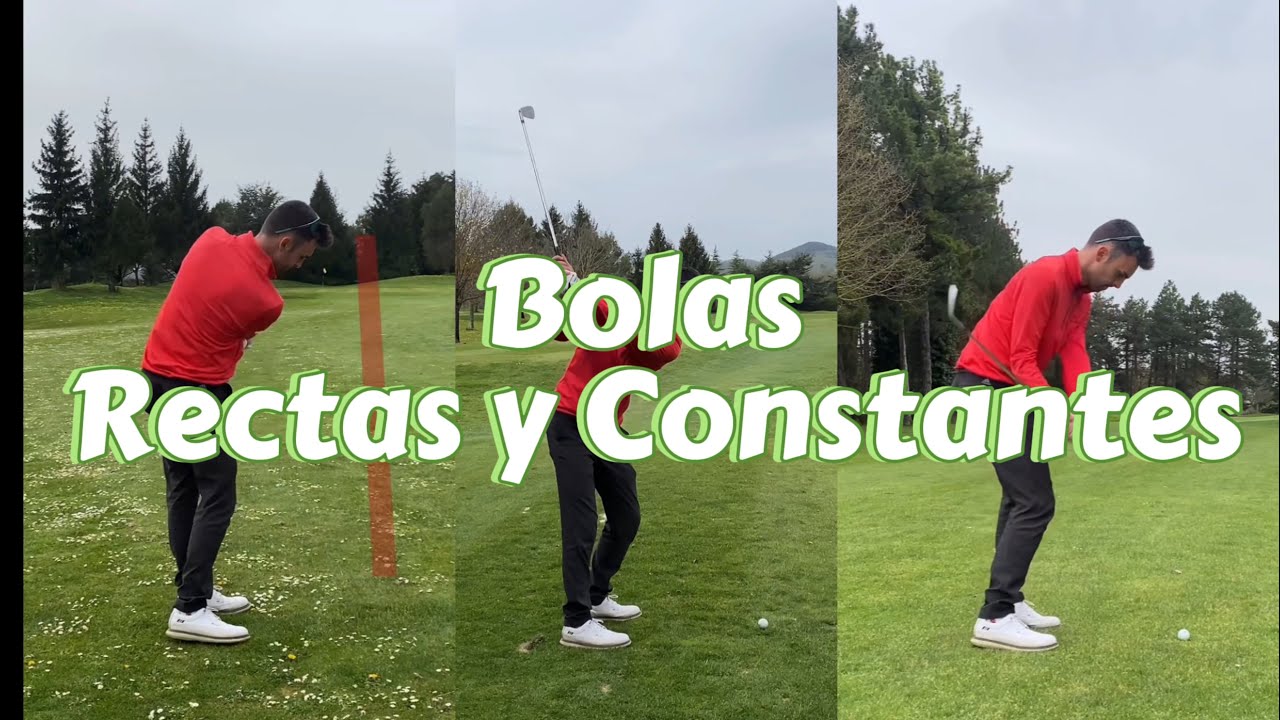GOLF - Este tipo de golpe te GARANTIZA pegar bolas RECTAS [Demostración en el campo]