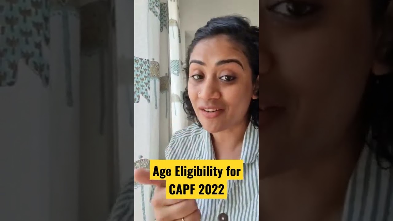 Age Eligibility for CAPF 2022 | CAPF AC 2022 | Divya Gupta (Ex Asst. Comdt.) | SAV