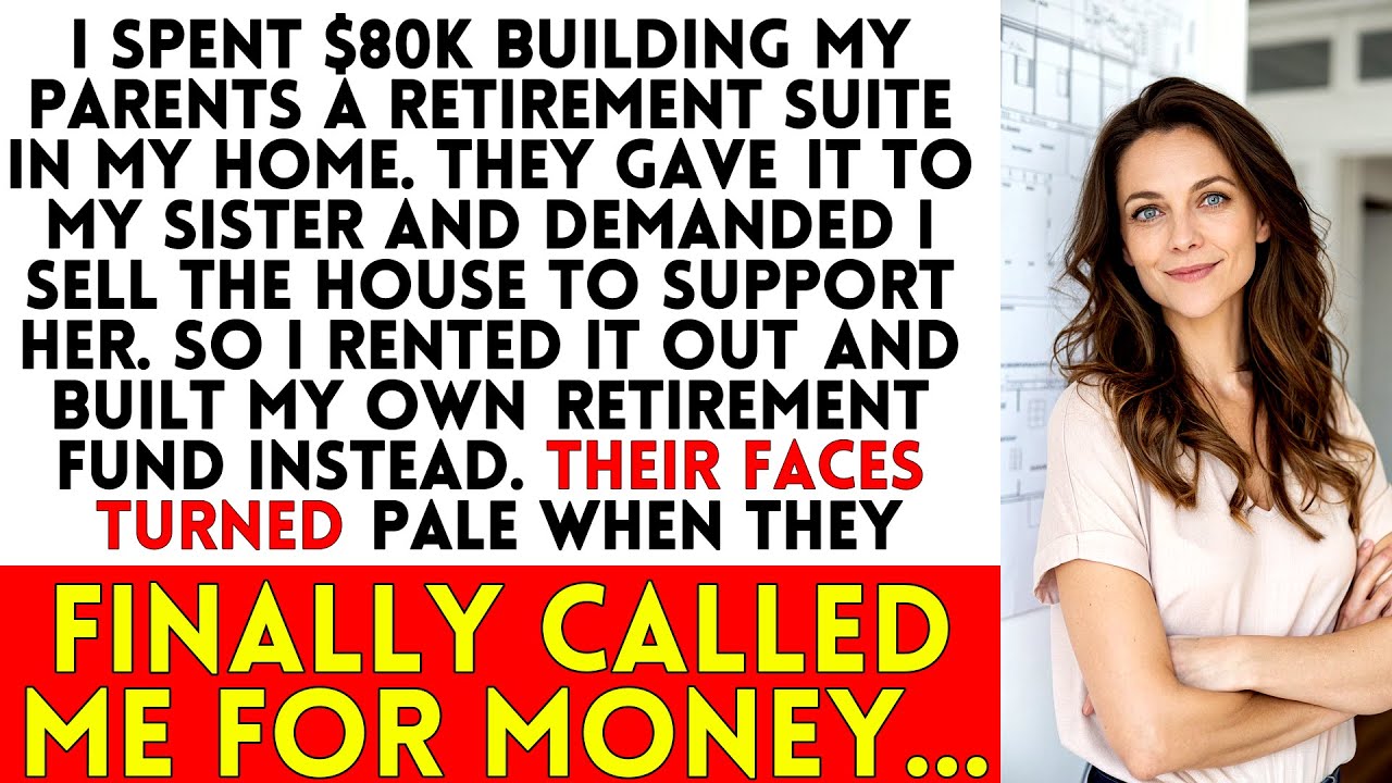 I Spent $80K on My Parents’ Suite—They Gave It to My Sister and Demanded I Sell My House