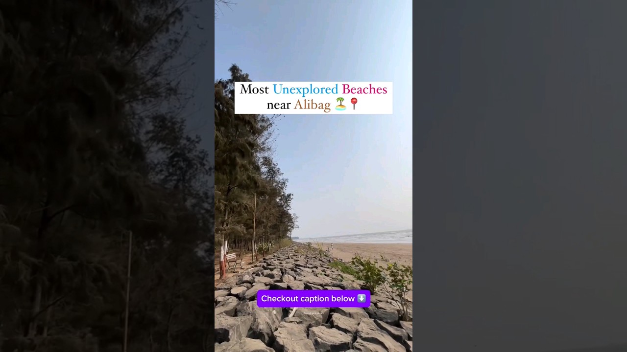 Unexplored BEACHES Near Alibaug | | Top Secret Locations | travelwithshades #kokan #travel #shorts