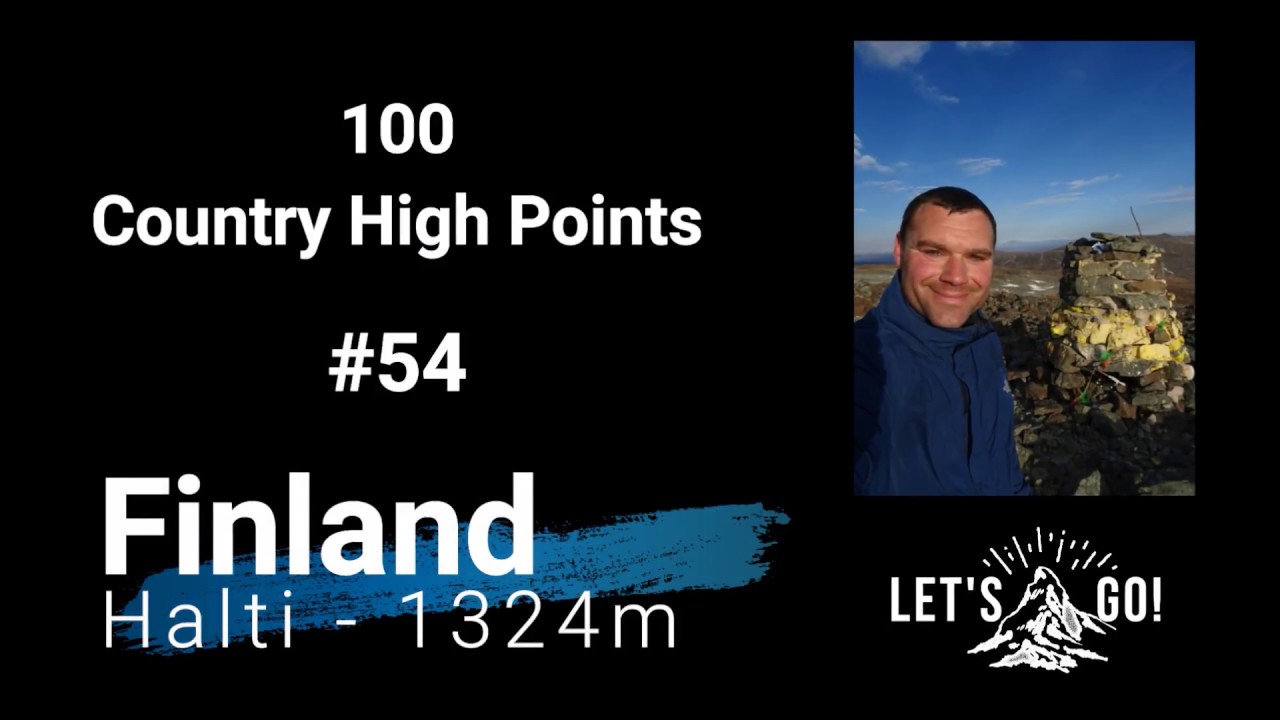 #54 Finland - Halti (1324m) - Highest mountain in Finland