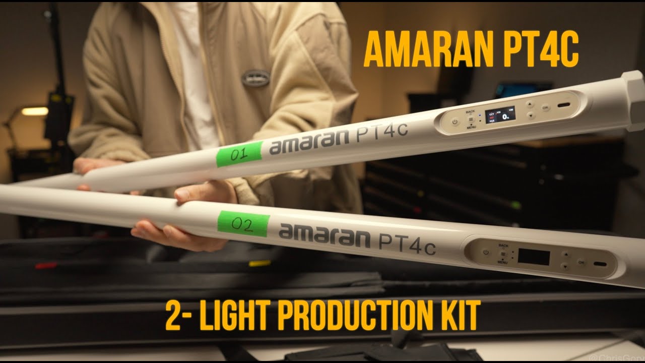 Amaran Pixel Tubes 2-Light Production Kit!