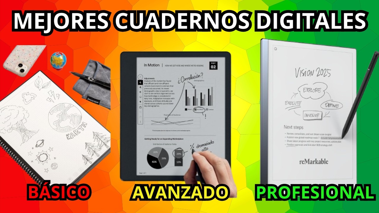 🏆 Los 5 Mejores CUADERNOS DIGITALES 📖 INTELIGENTES Y REUTILIZABLES 💡Para este 2025 en Amazon