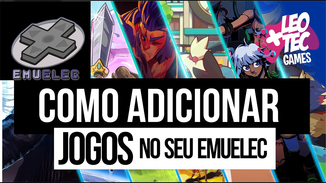 Como se faz❓para ADICIONAR os 📂JOGOS no EMUELEC e de 🎁 BRINDE PACOTES COM JOGOS para baixar