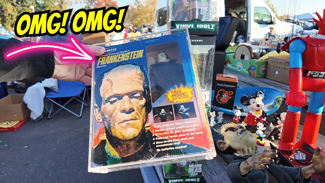 These FLEA MARKET Vendors Had CRAZY VINTAGE TOYS You Won't Believe!