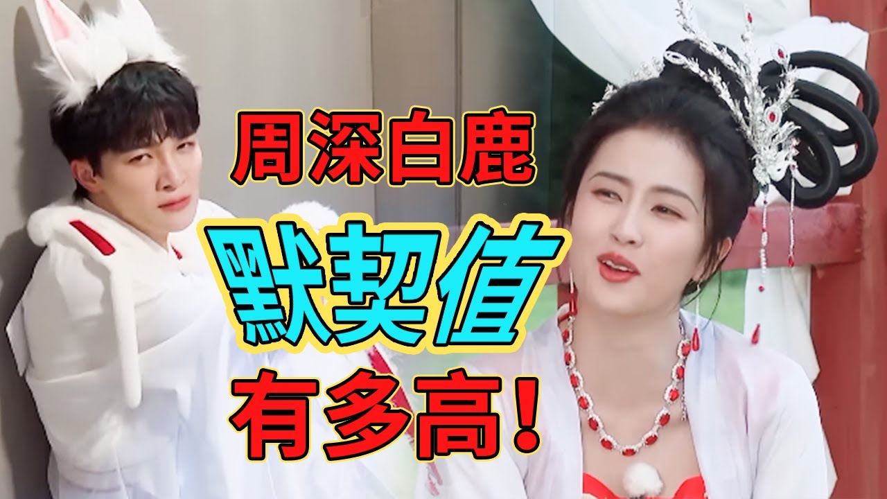 周深白鹿默契值有多高？不僅心靈相通搖的數字也是一樣的！深深：再晚點嫦娥可以回家了！#綜藝 #zhoushen #bailu