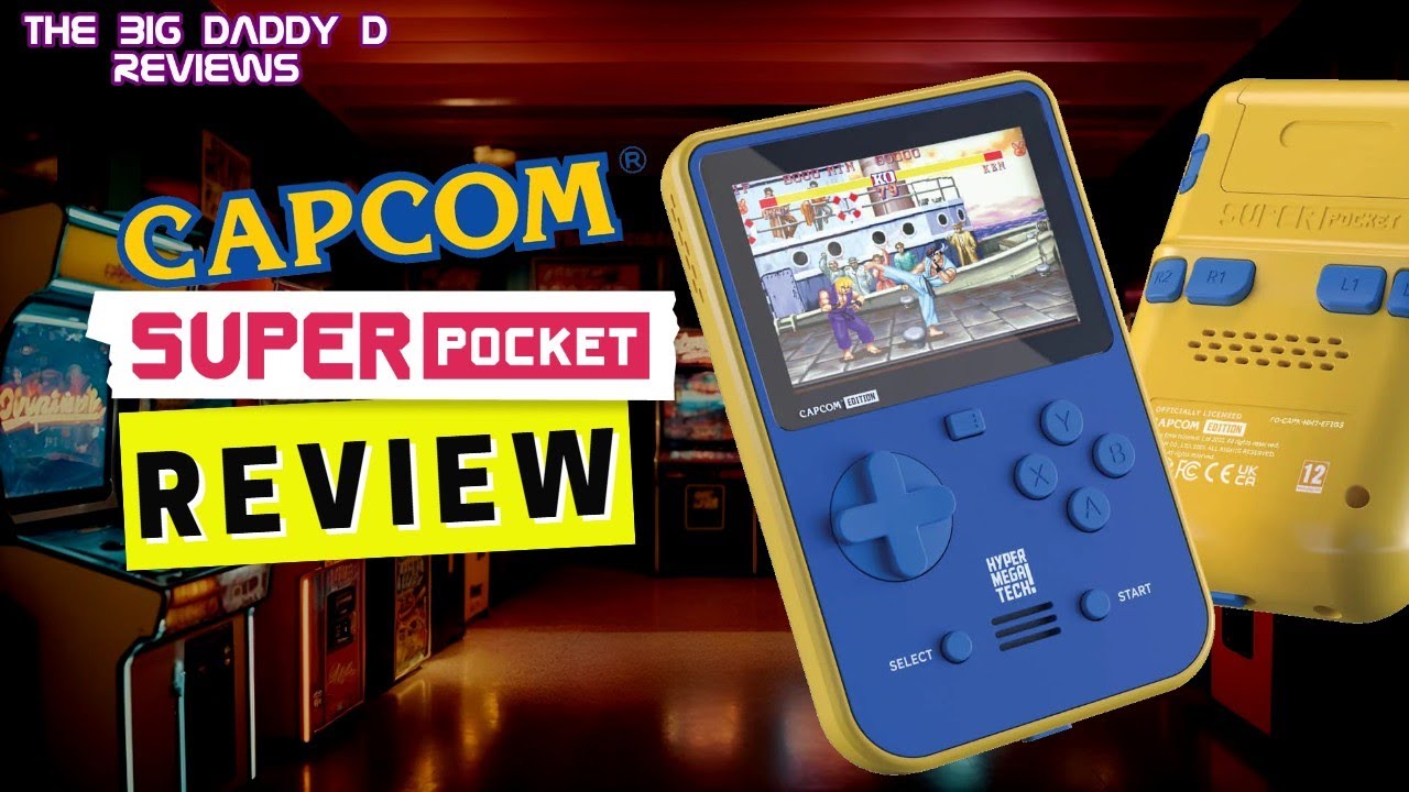 Hyper Mega Tech Super Pocket Capcom Edition Review - Evercade on a Budget | The Big Daddy D Reviews