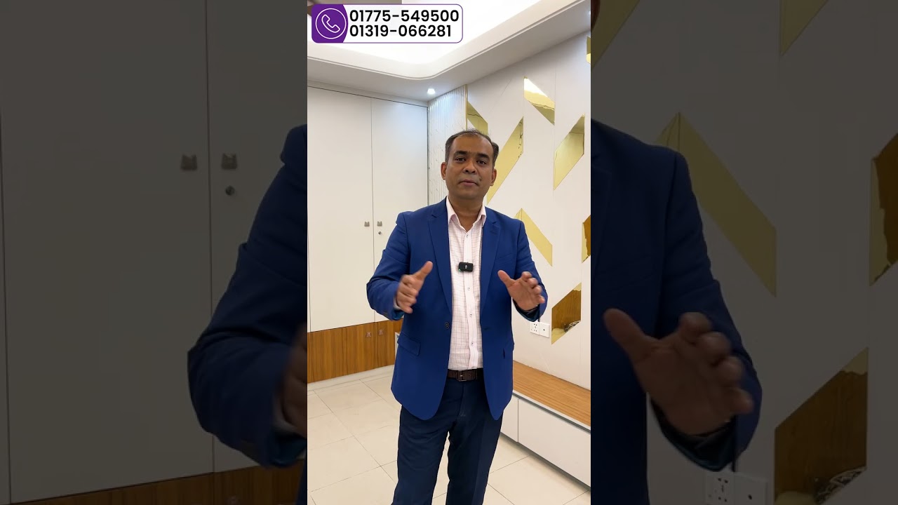 শ্যামলীতে ১৫৭৫ বর্গফুট দক্ষিণমুখী ৩ বেডরুম প্রিমিয়াম ফ্ল্যাট বিক্রয় | Fully Interior Ready Flat