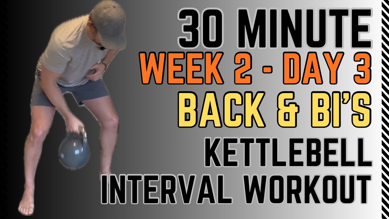 #227: 30 Min Interval Progressive Overload Week 2 Day 3 - Back Bi’s Obliques