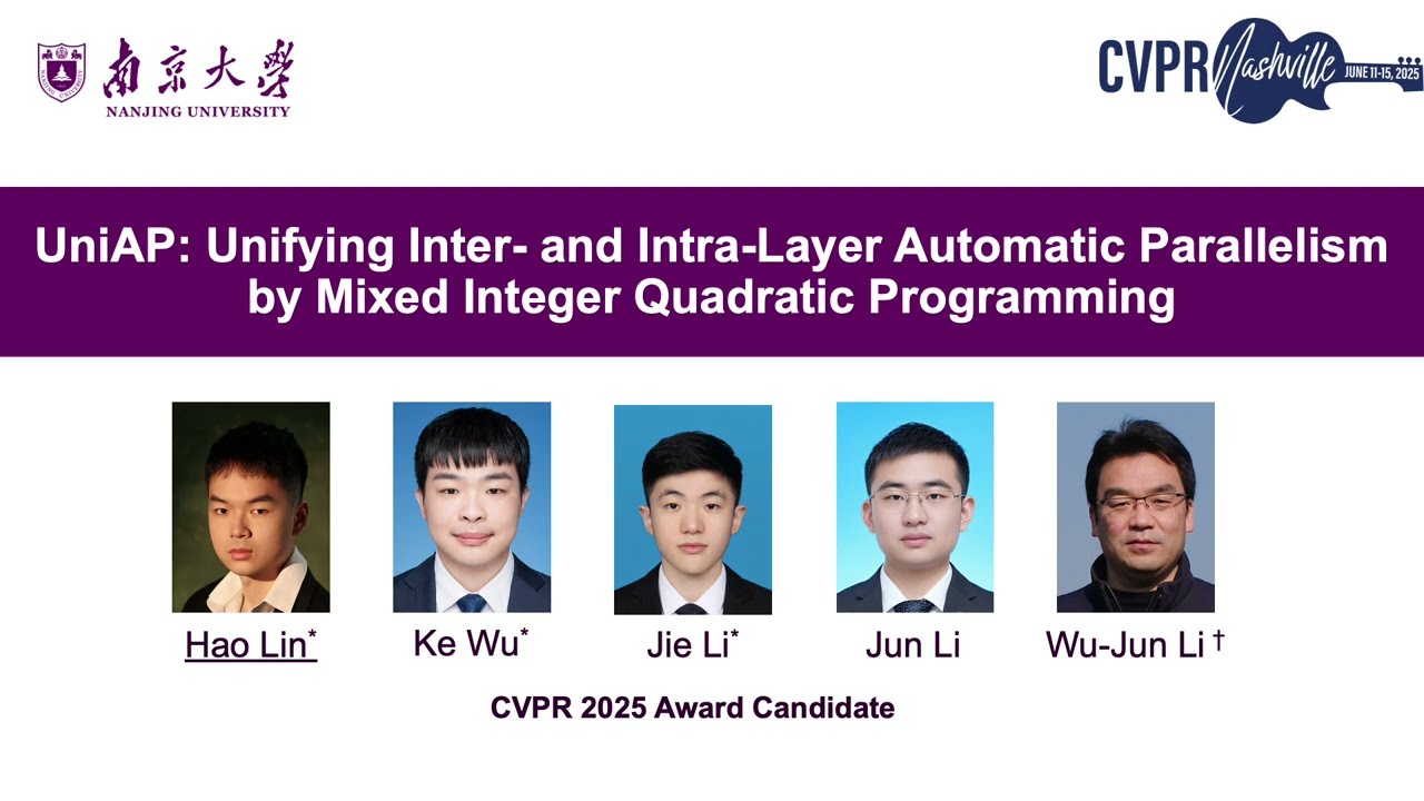 [CVPR2025] UniAP: Unifying Inter- and Intra-Layer Automatic Parallelism by MIQP