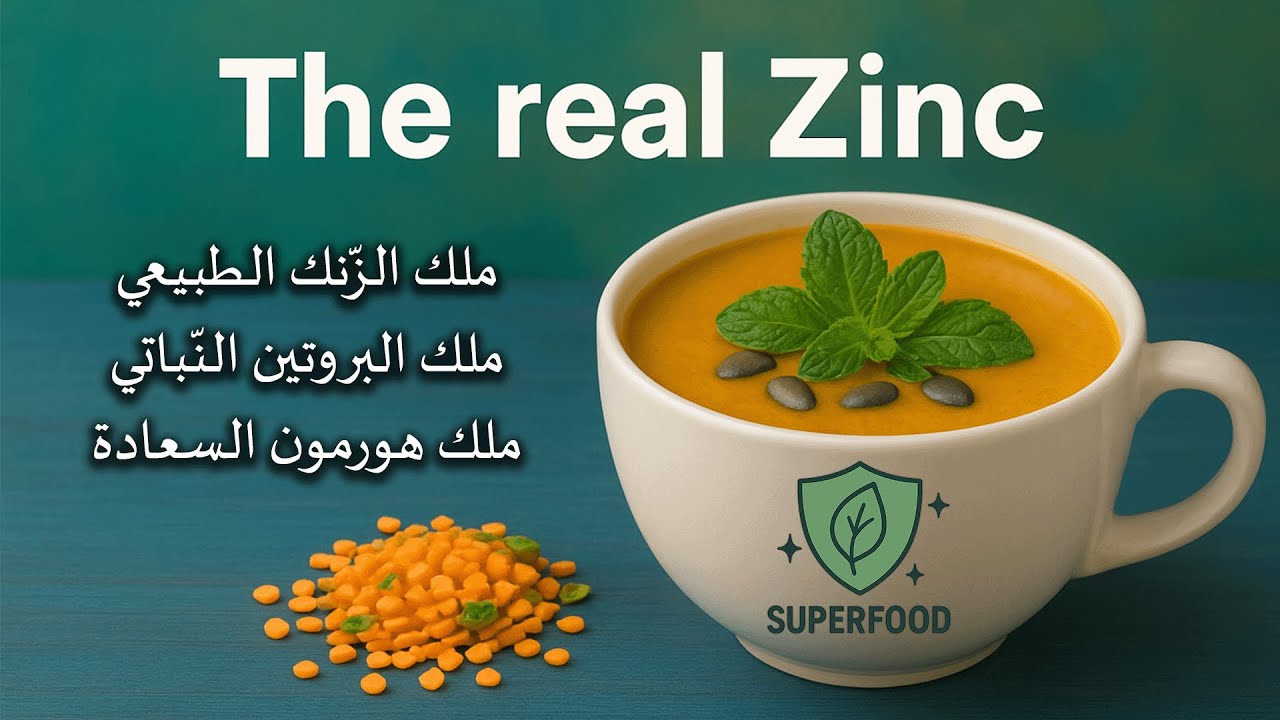فوائد العدس ( ملك تصليح الأمعاء المرتشحة ) و ( ملك الزنك الحقيقي ) و( ملك البروتين النباتي )
