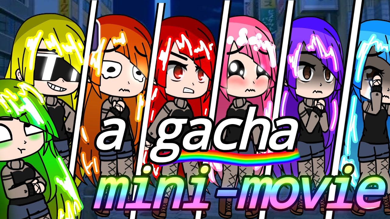 My hair color changes with emotions /cringe,funny/ gacha club story/