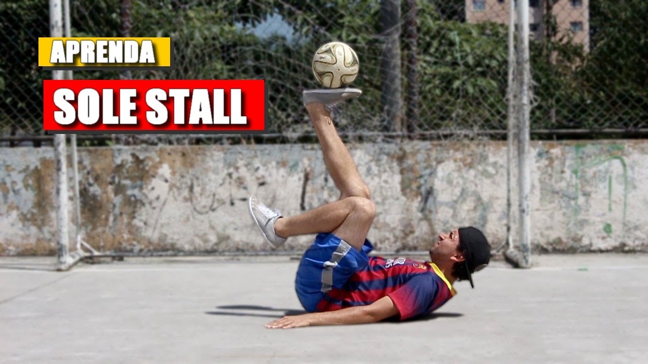 COMO DOMINAR A BOLA NA SOLA DO PÉ: Sole Stall TUTORIAL