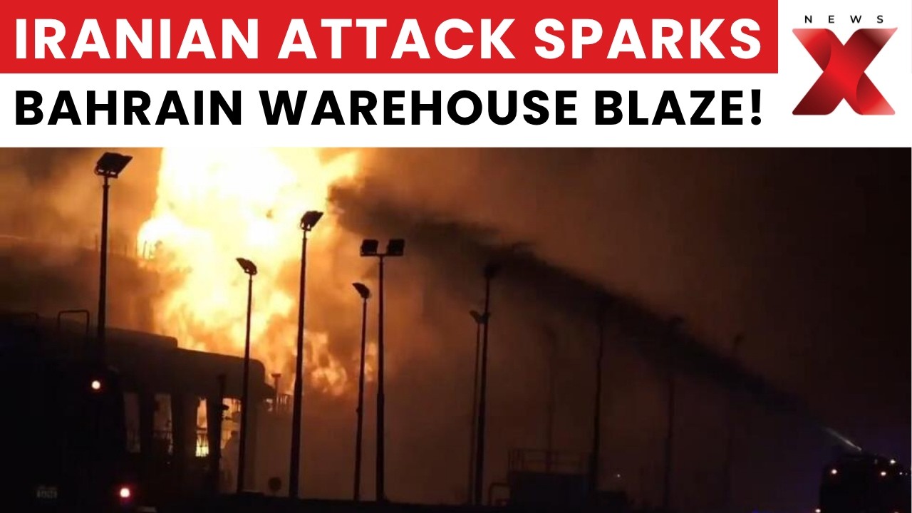 Trump-Iran War: Bahrain Warehouse Fire Extinguished After Iranian Attack Shrapnel Hits Facility | Ne