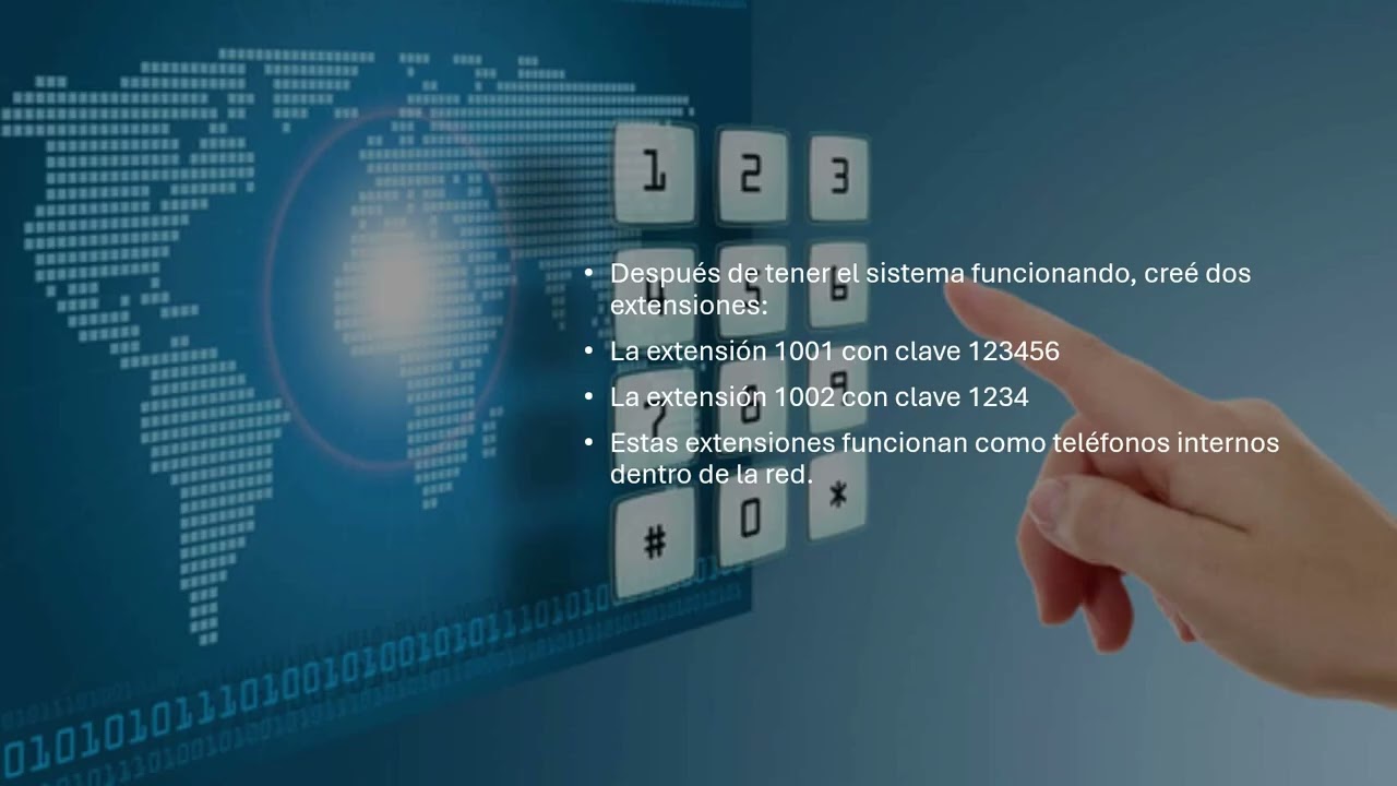 VIDEO EXPOSITIVO DE LA CONFIGURACIÓN DE EQUIPOS Y