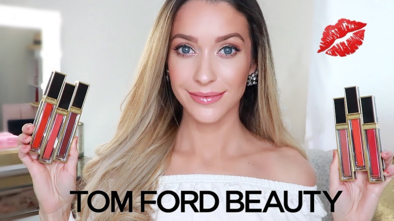 NEW TOM FORD 'GLOSS LUXE' LIP GLOSS COLLECTION REVIEW & SWATCHES!