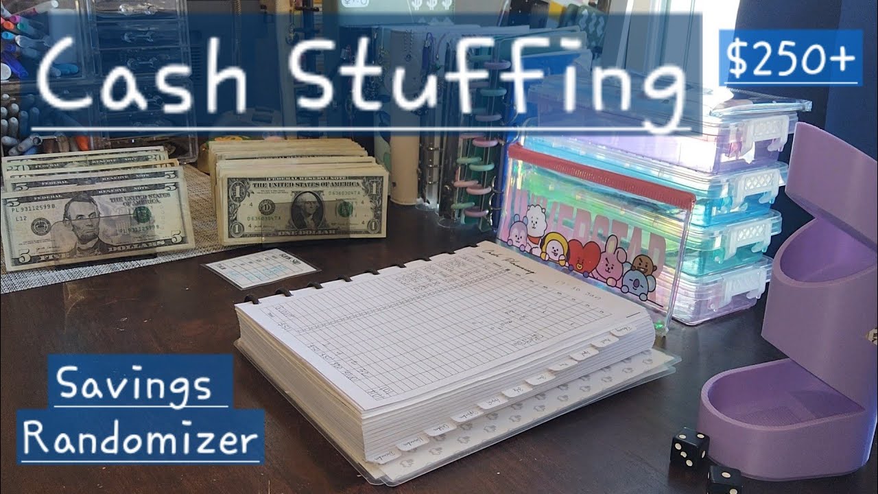 Cash stuffing my sinking funds with $250+ | Let's get ahead 💰