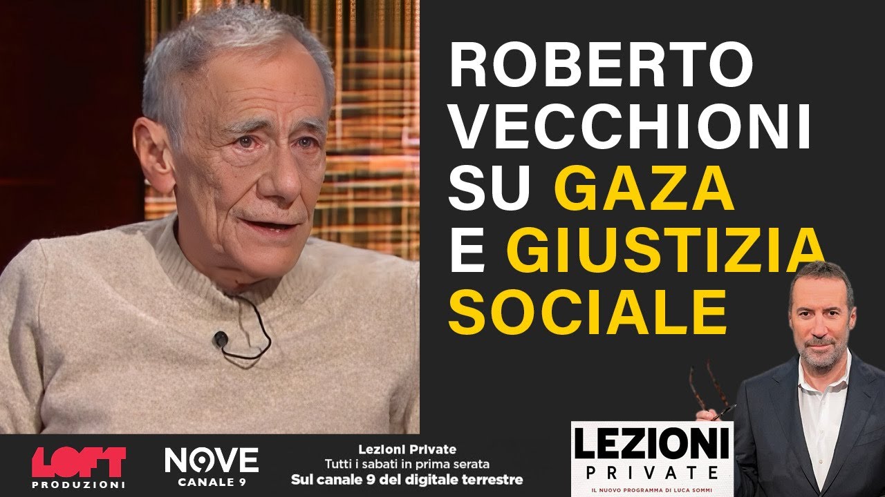 Robertop Vecchioni su Gaza e Giustizia Sociale