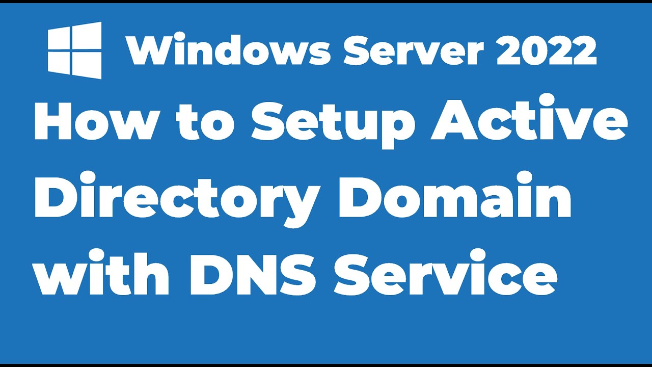 6. Как настроить домен Active Directory в Windows Server 2022 | Пошаговое руководство