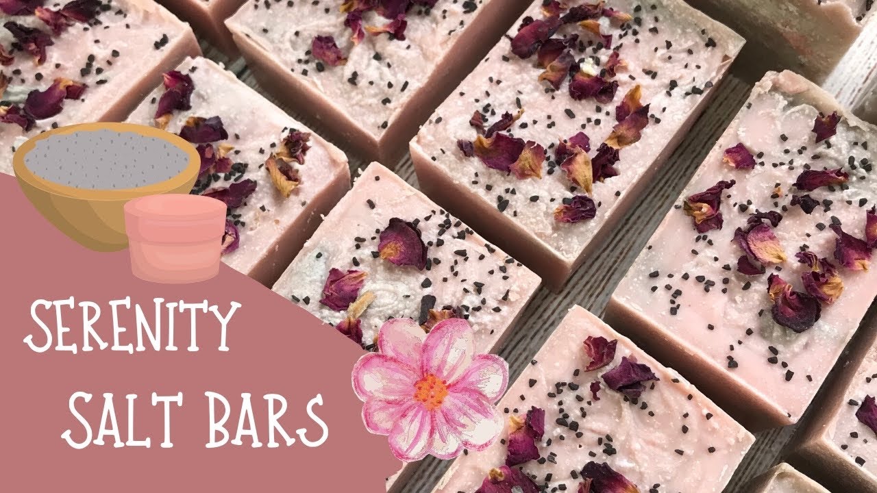 Making/Attempting Of Serenity Salt Bars Cold Process Soap | 🧂 GYPSYFAE CREATIONS