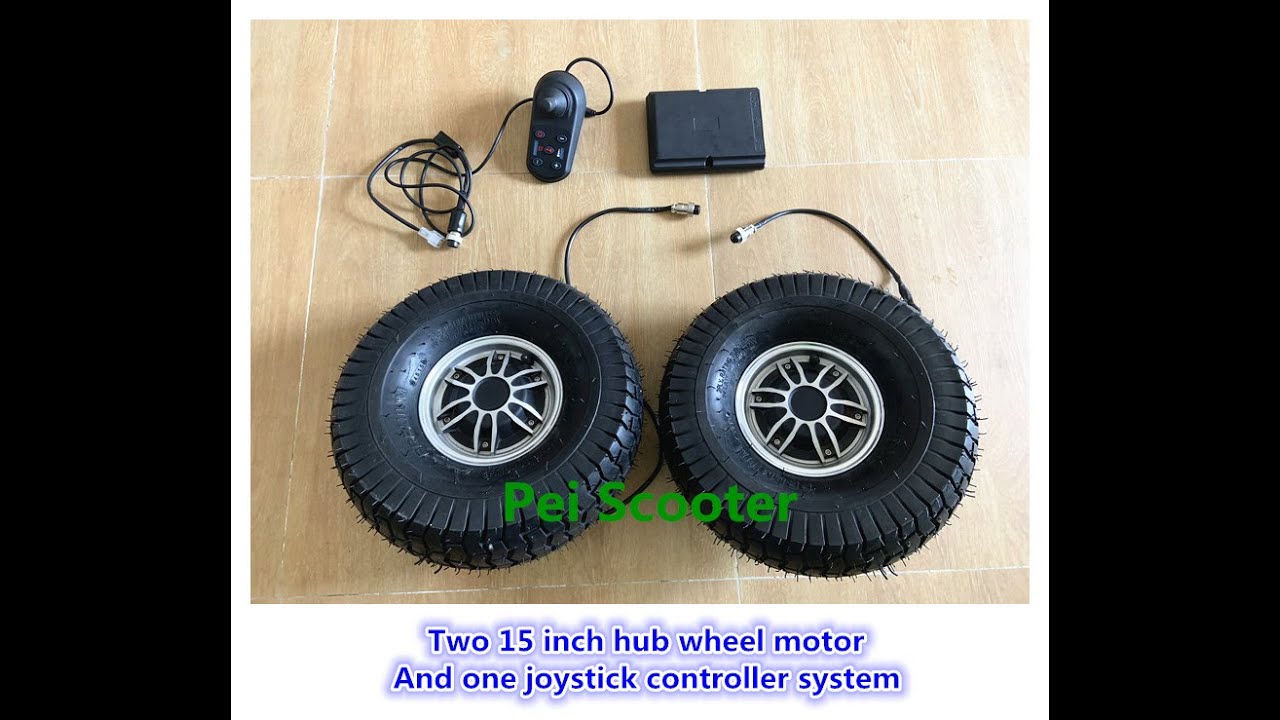 One brushless joystick control drive two hub motors at the same time psys-01