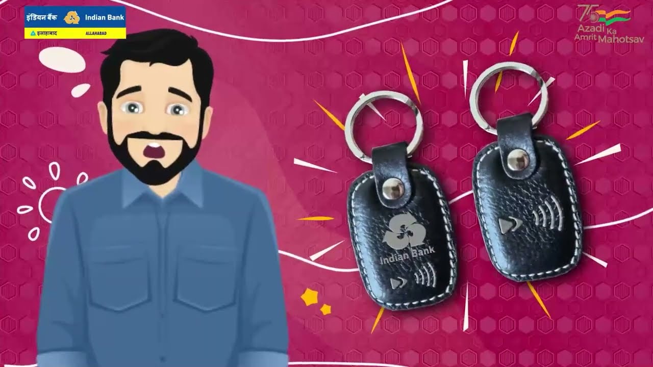 IB Rupee Key by Indian Bank | Cashless & Contactless Transactions