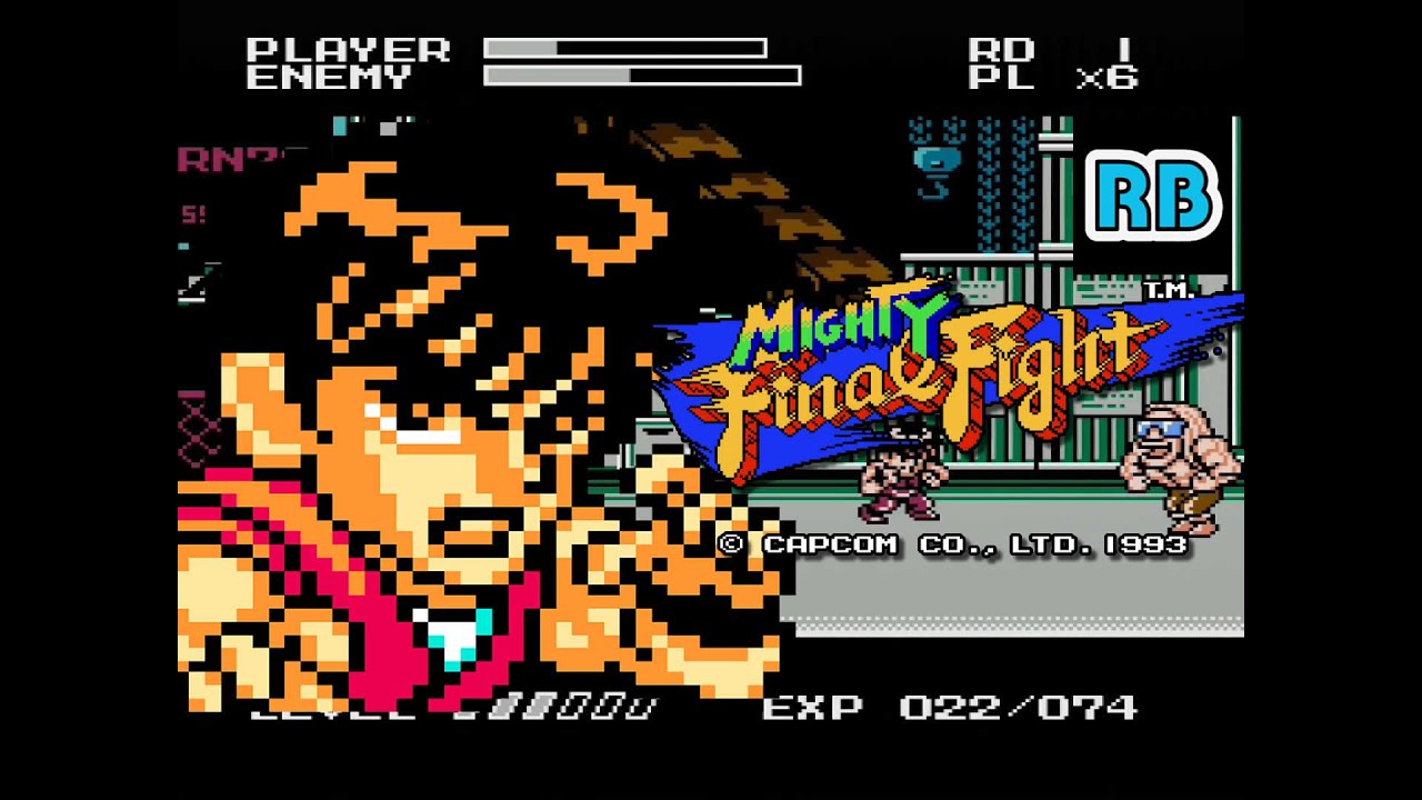 1993 [60fps] FC Mighty Final Fight Guy ALL