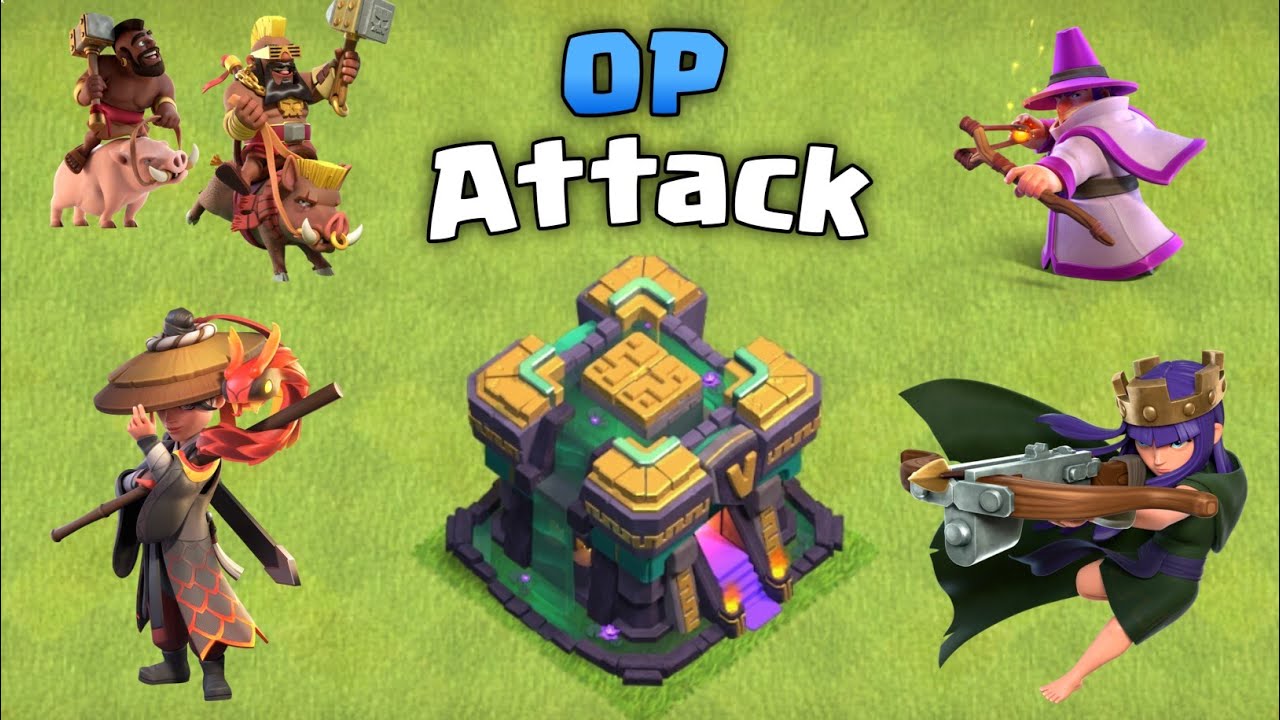 Best TH14 Ground Attack Strategy | Town Hall 14 Twin Hog Attack Tutorial