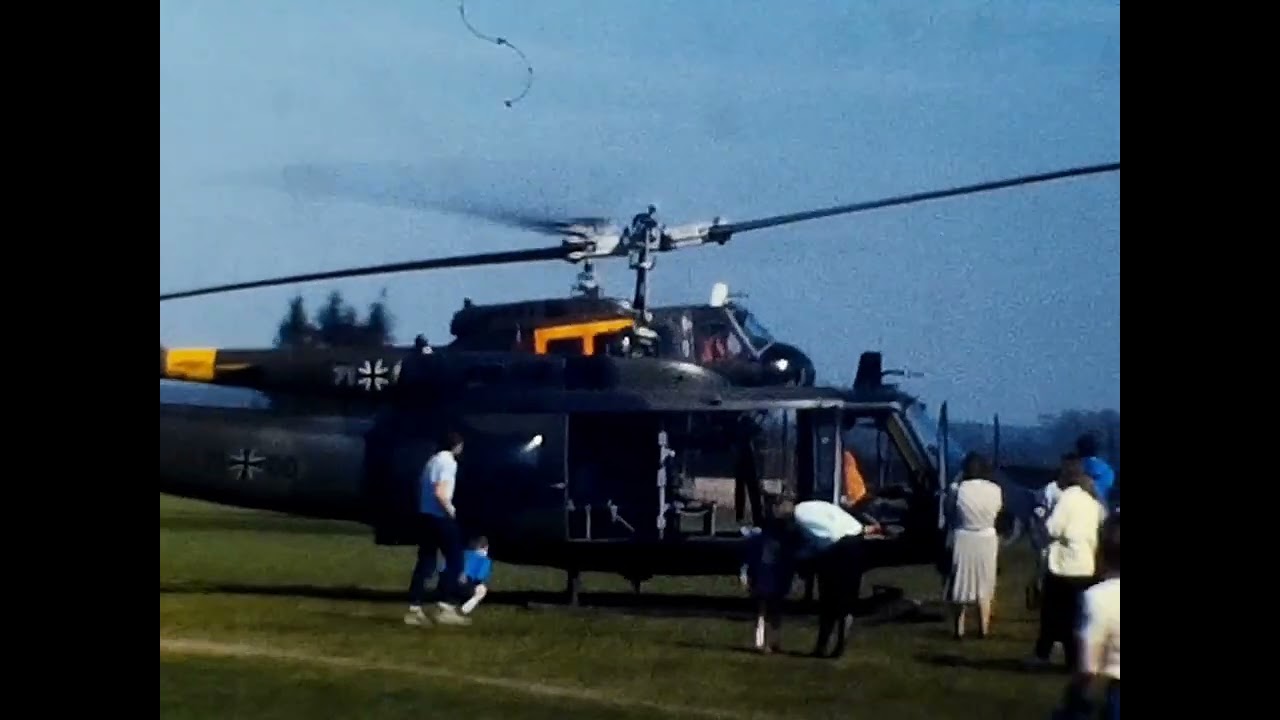 Luftfahrtschau Mölln 1986 mit Rundflug  Grambekerheide der der offenen Tür