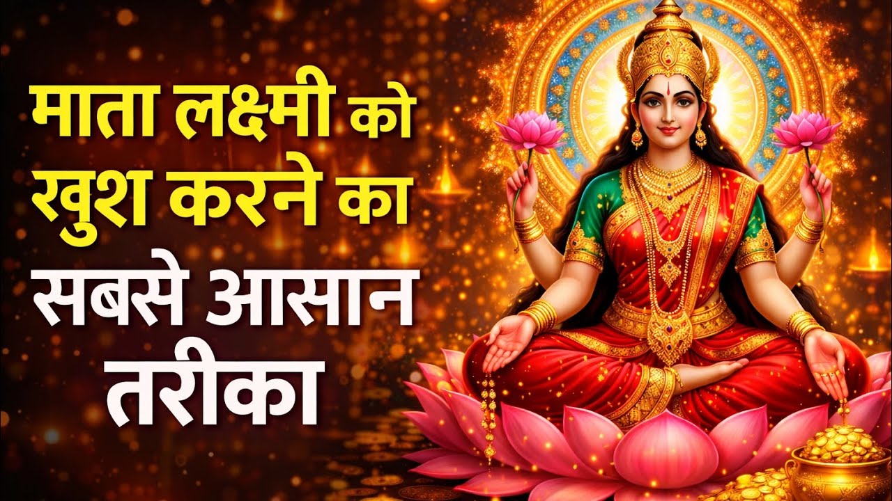 माता लक्ष्मी को खुश करने का सबसे आसान तरीका | धन और सुख की प्राप्ति ✨ | Maa Lakshmi Message Today