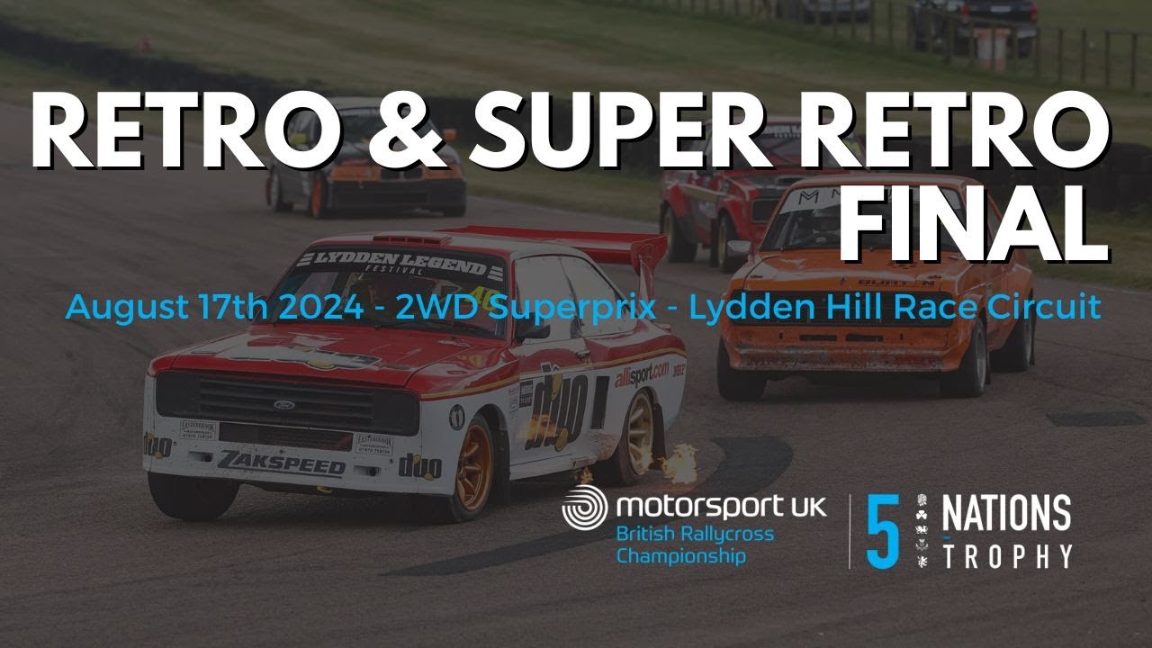 Retro & Super Retro Rallycross Championship Round 5 Final - 2024 - Lydden Hill Race Circuit