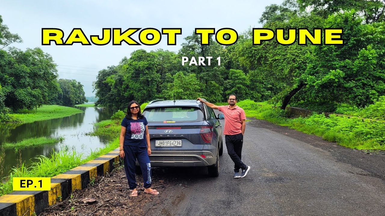 Rajkot to Pune Road Trip  Part 1 | Maharashtra in Monsoon | Roving Family