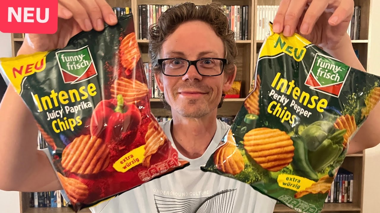 Funny Frisch intense Chips Perky Pepper vs Juicy Paprika