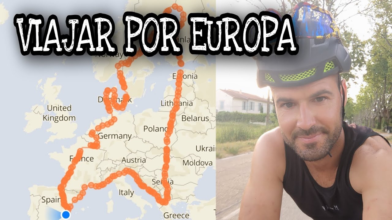 VIAJAR POR 27 PAÍSES DE EUROPA EN 100 DÍAS  (RESUMEN)  🚴‍♂️