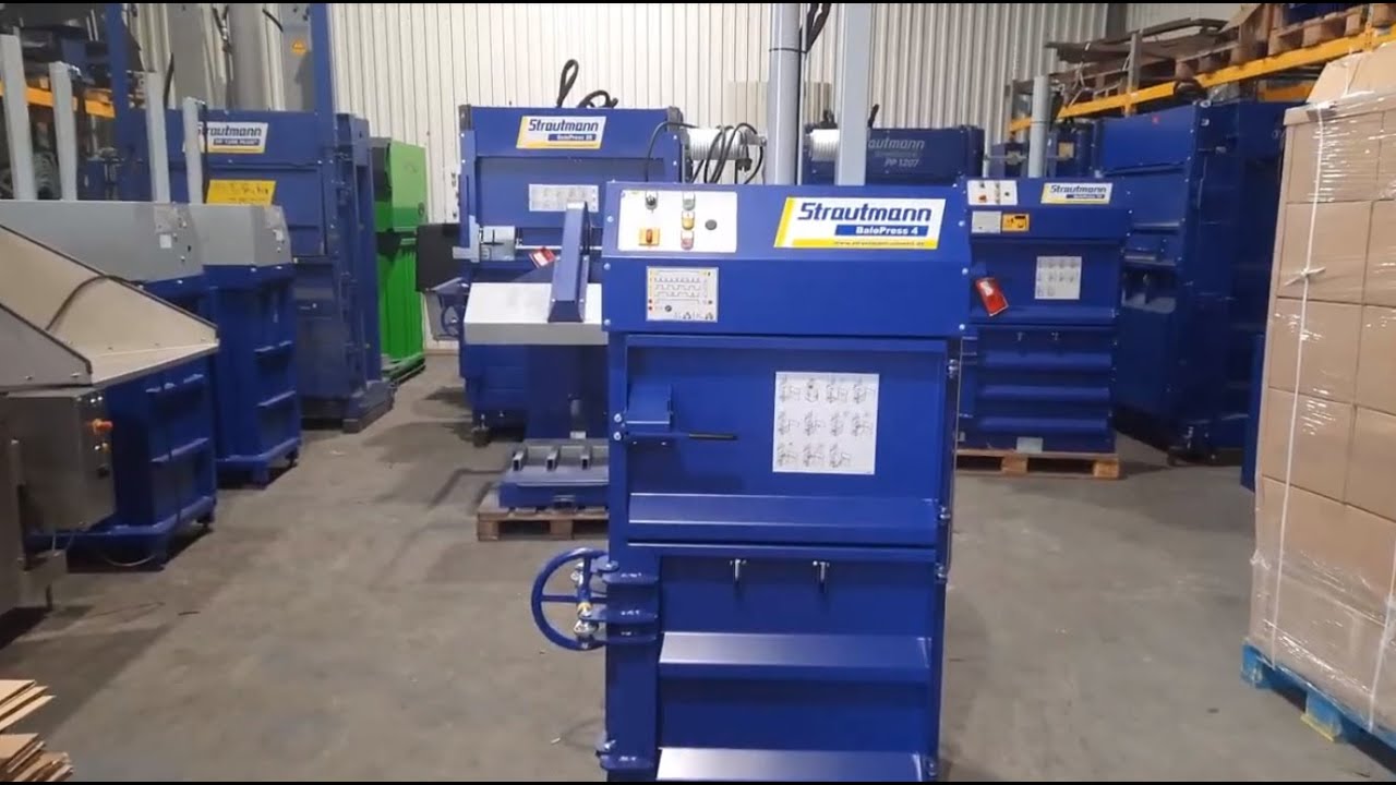 Strautmann BalePress 4 hulladékbálázó gép bemutató