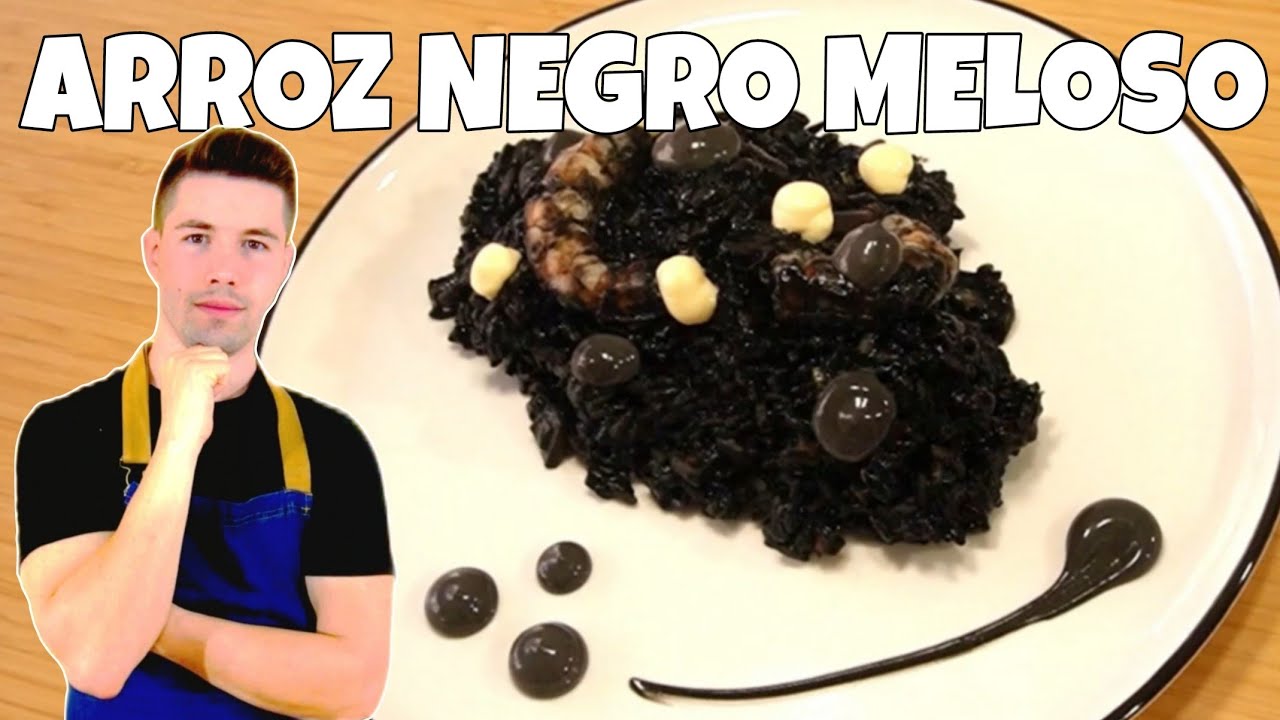 ARROZ NEGRO MELOSO CON SEPIA Y CALAMAR | Receta fácil
