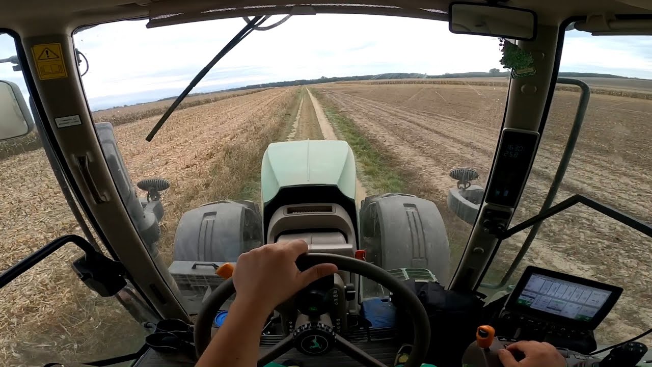 Corn Transport - John Deere 7250R | Joskin Drakkar 8600 | POV/Drive view