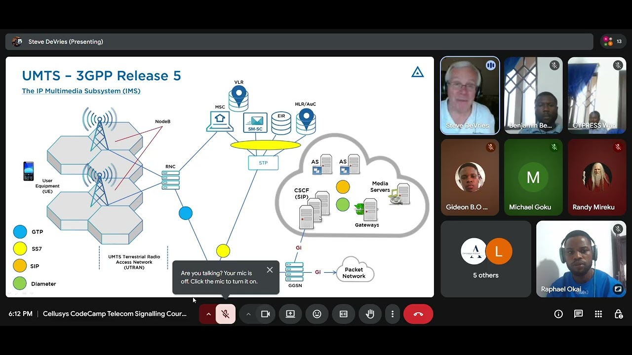 Telecom with Steve Session 9: UMTS - LTE (Cohort 2)2Steve9