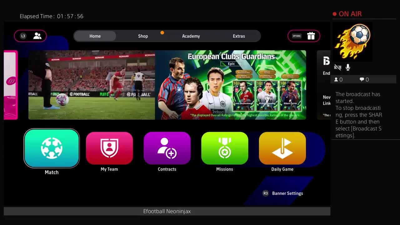 Mabar Efootball Neoninjax Tangerang Selatan