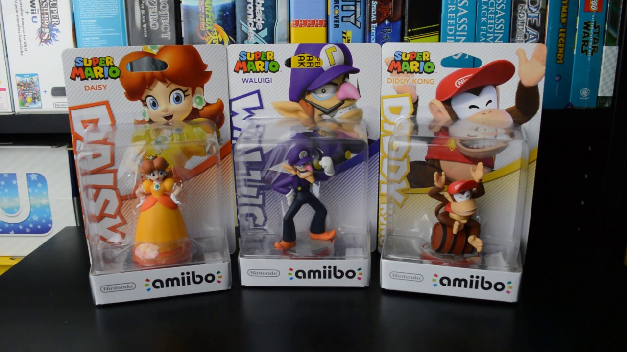 Amiibo review: Daisy, Waluigi, Diddy Kong