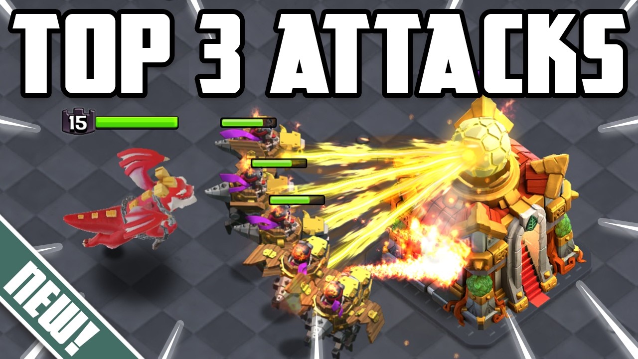 Top 3 EASY TH16 Attack Strategies for 2026! 3 Star CWL, War & Ranked Mode Bases! (Clash of Clans)