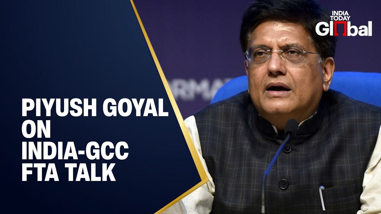 LIVE: Piyush Goyal Signs FTA Terms with GCC