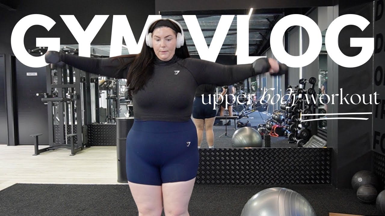 Лучшая тренировка для верхней части тела plus-size | Видеоблог для женщин в спортзале | Мощный фитнес-путь