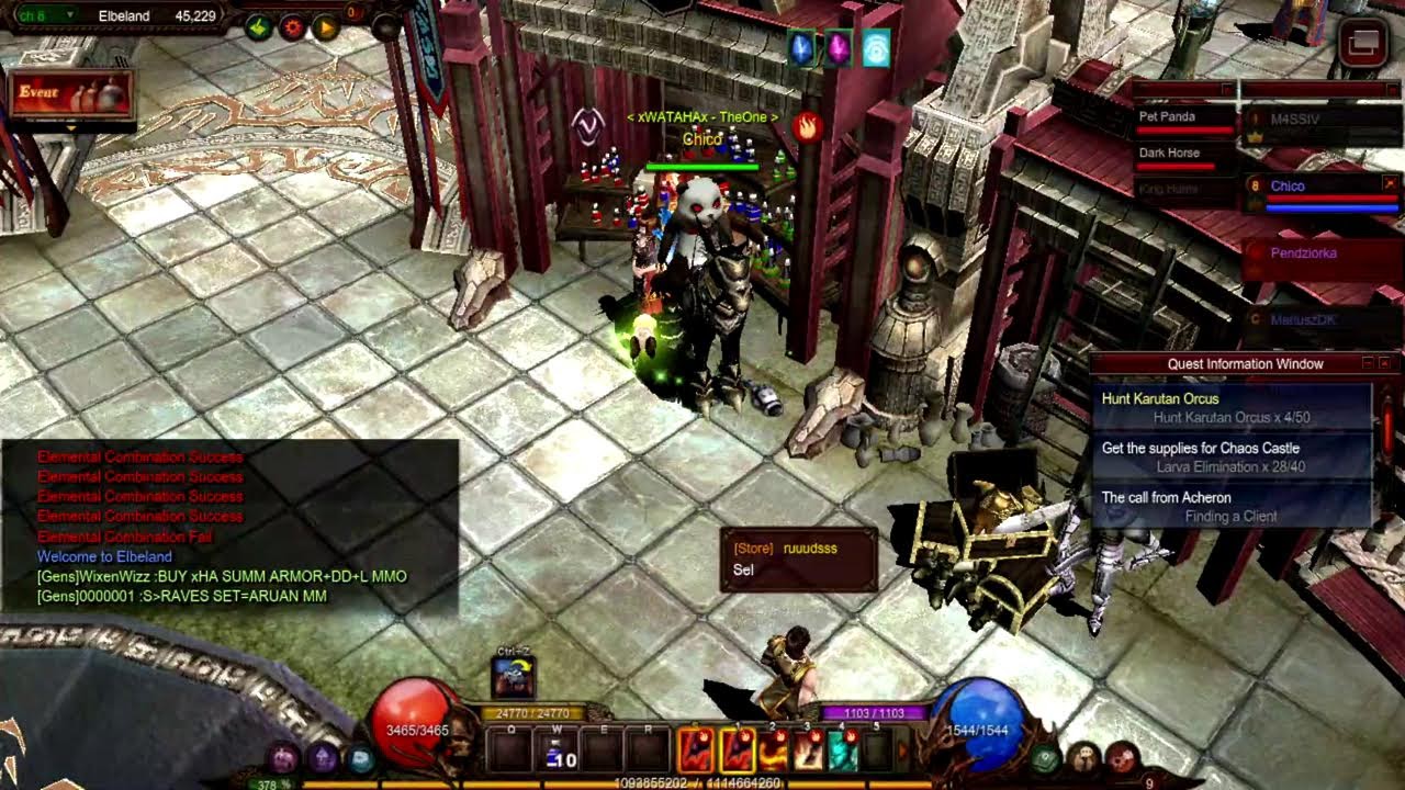 MuOnline - xWATAHAx - Fresei - StrLE 771  GamePlay  by @chicsonbeats