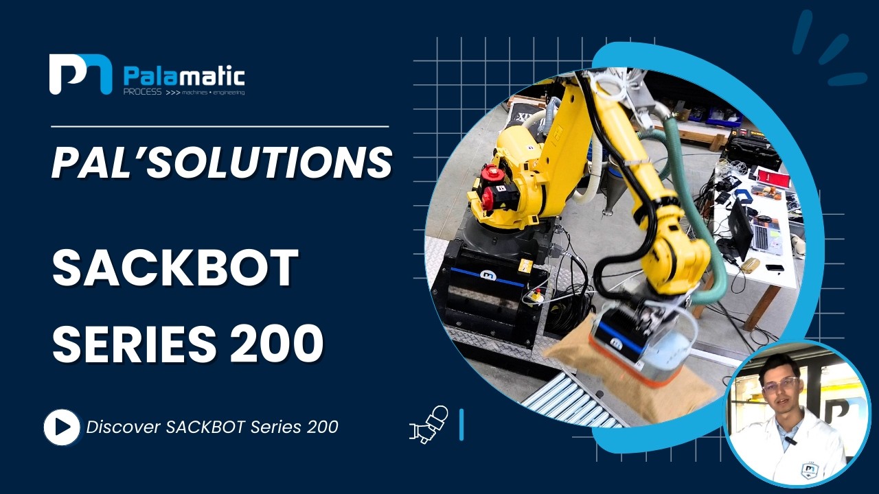 Discover our new SackBot Series 200 for Depalletizing and Automatic Sack Emptying